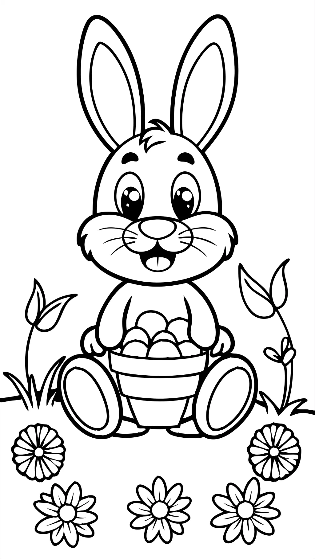 coloring pages of easter bunny